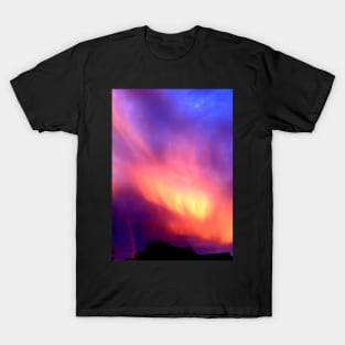Bright Colorful Neon Clouds T-Shirt